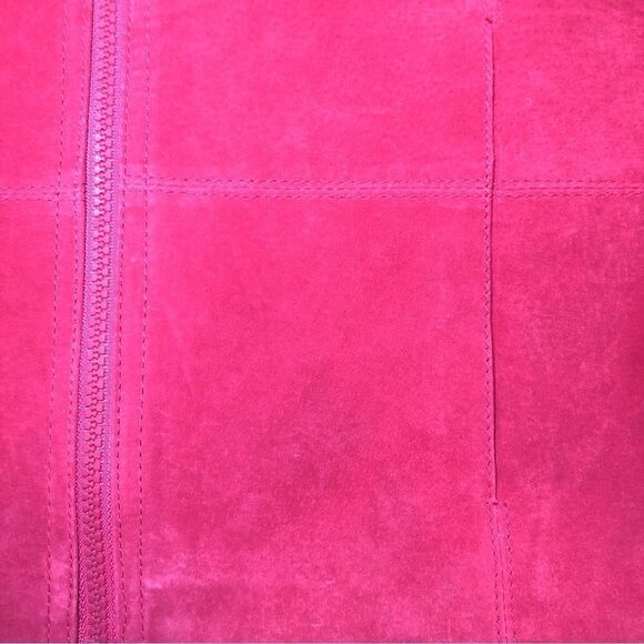 Arizona Jean Company Suede Vest in Hot Pink Women’s Large - Picture 3 of 6